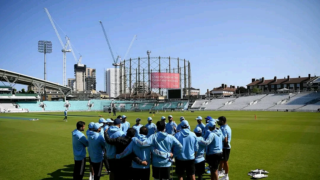The Indian cricket team at The Oval  (Photo courtesy: @BCCI/ Twitter) 