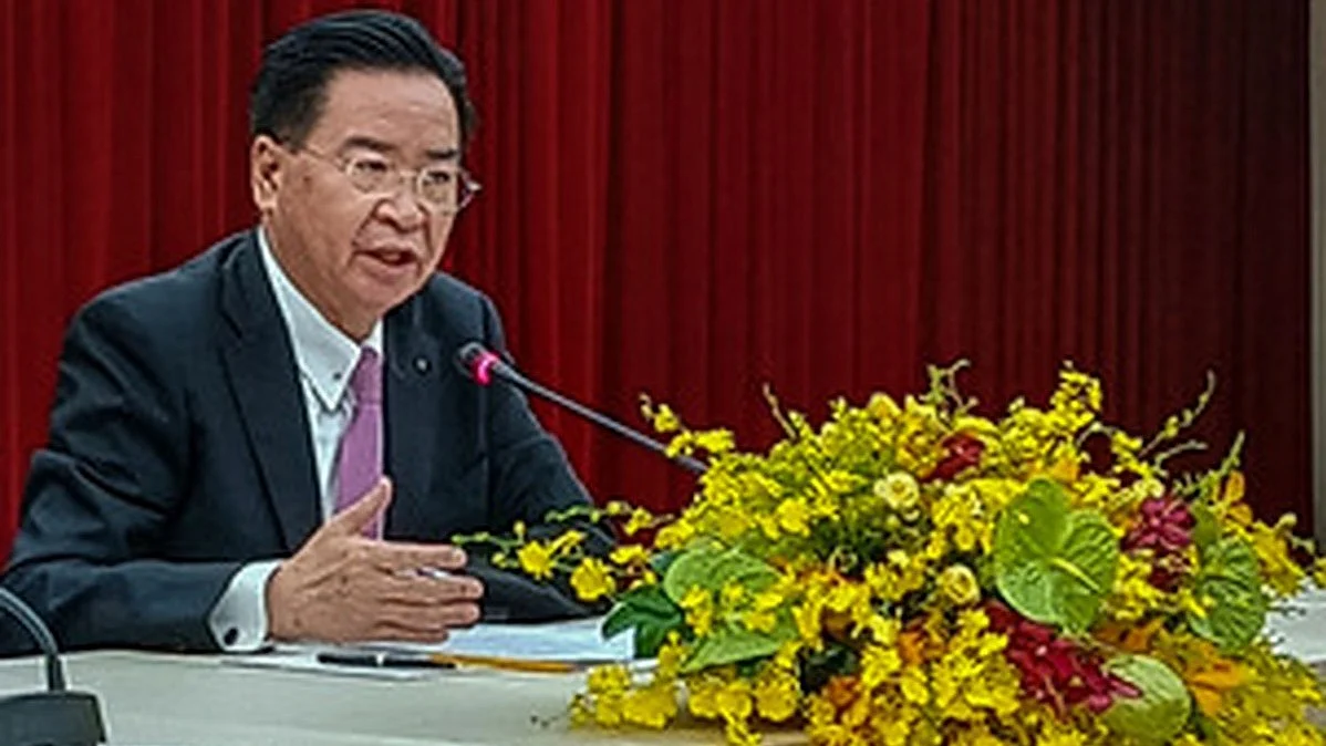 Taiwan's Foreign Minister Jaushieh Joseph Wu (Photo Courtesy: PTI)