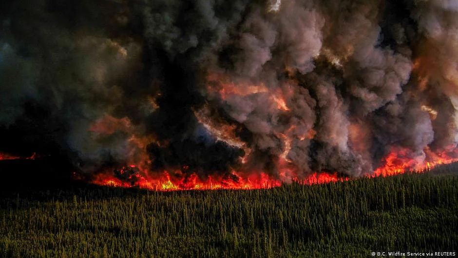 Canada: Quebec wildfire smoke (photo: DW)