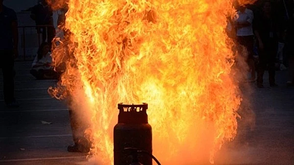 Representative image of a gas cylinder blast (photo: IANS)