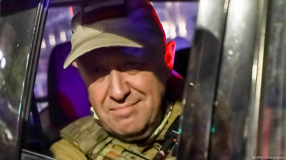 Wagner chief Prigozhin arrives in Belarus (photo: DW)