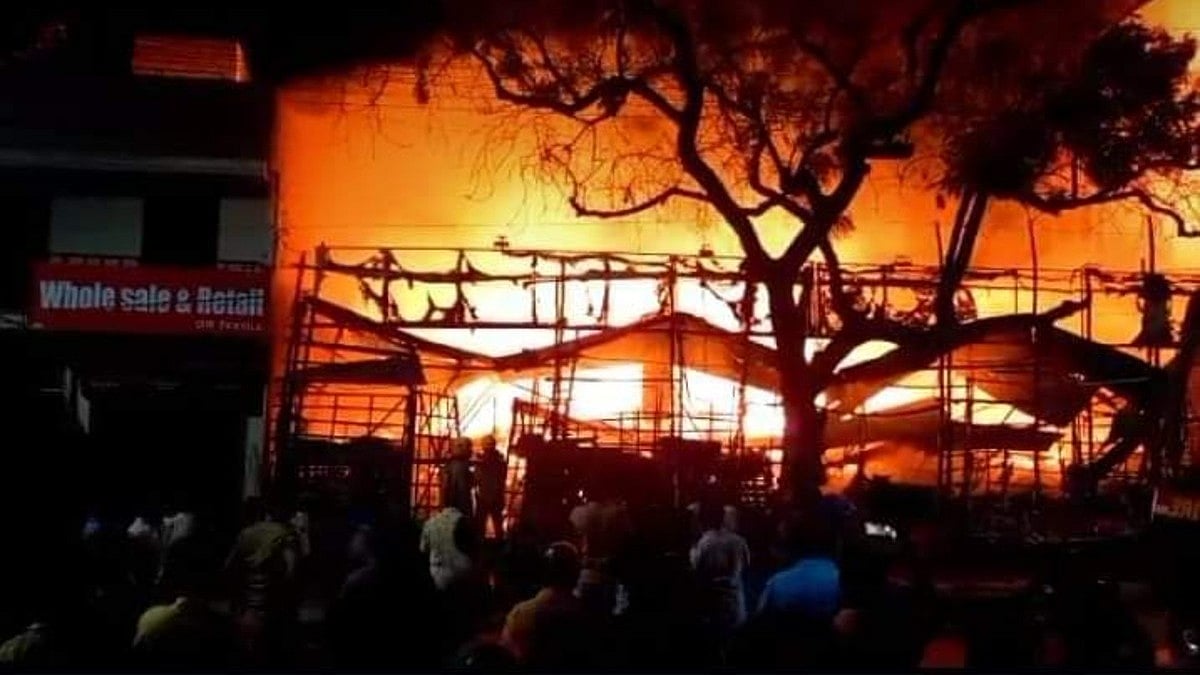 Heavy losses in textile capital Tiruppur after fire guts many shops