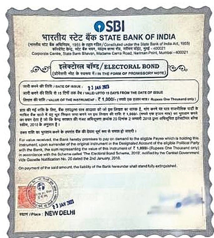 Electoral bonds over Rs 1,000 crore sold during assembly polls, 400% surge recorded 