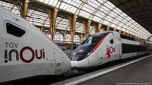 Trains between Germany and France (photo: DW)