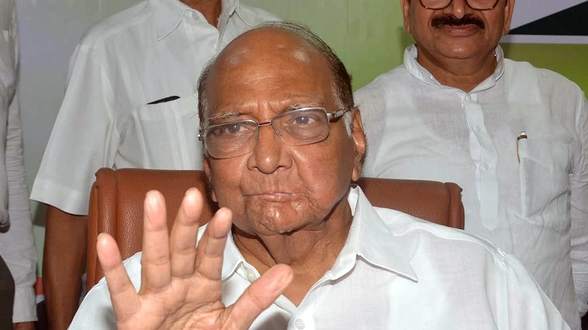 Nationalist Congress Party President (NCP) Sharad Pawar (photo: IANS)