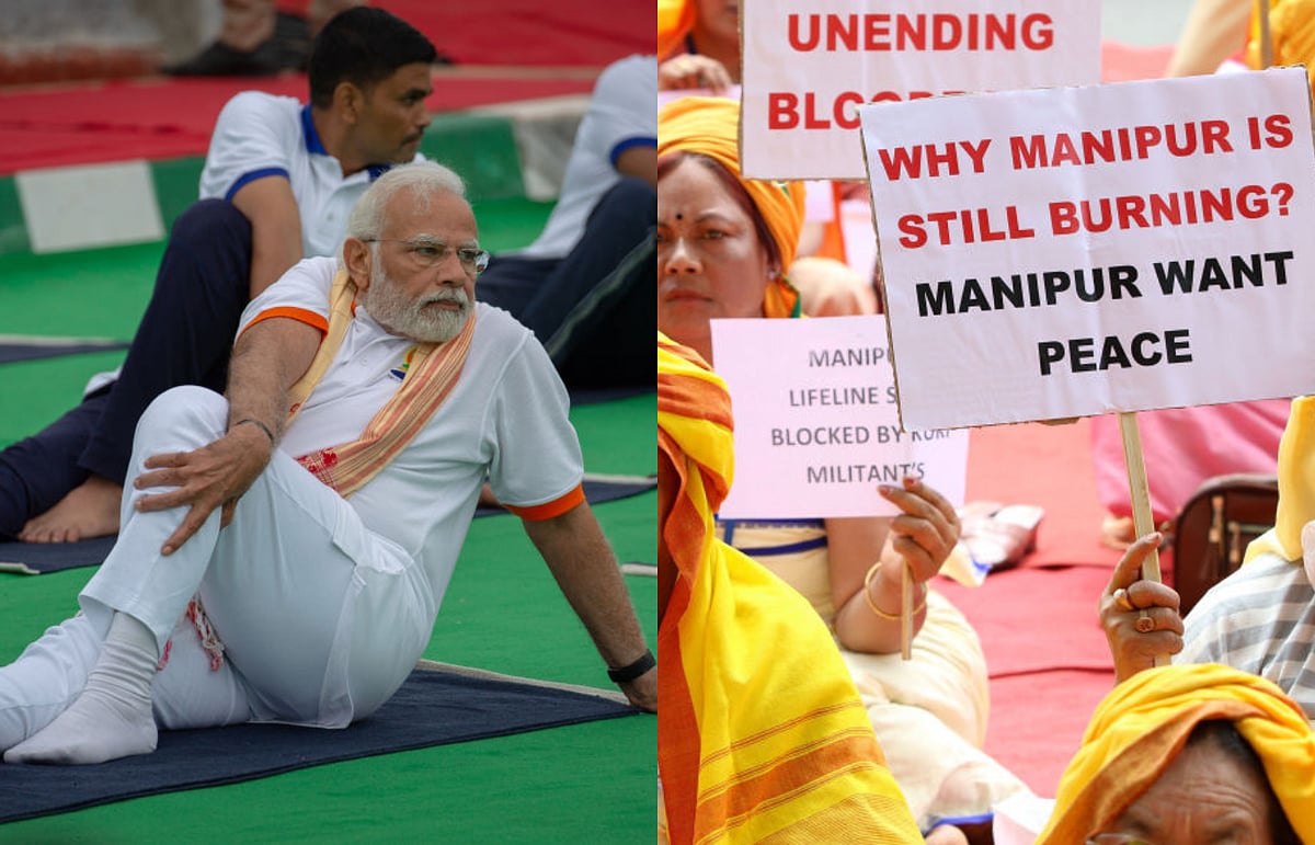 Guvs, CMs lead Yoga Day celebrations in Northeast, barring in Manipur