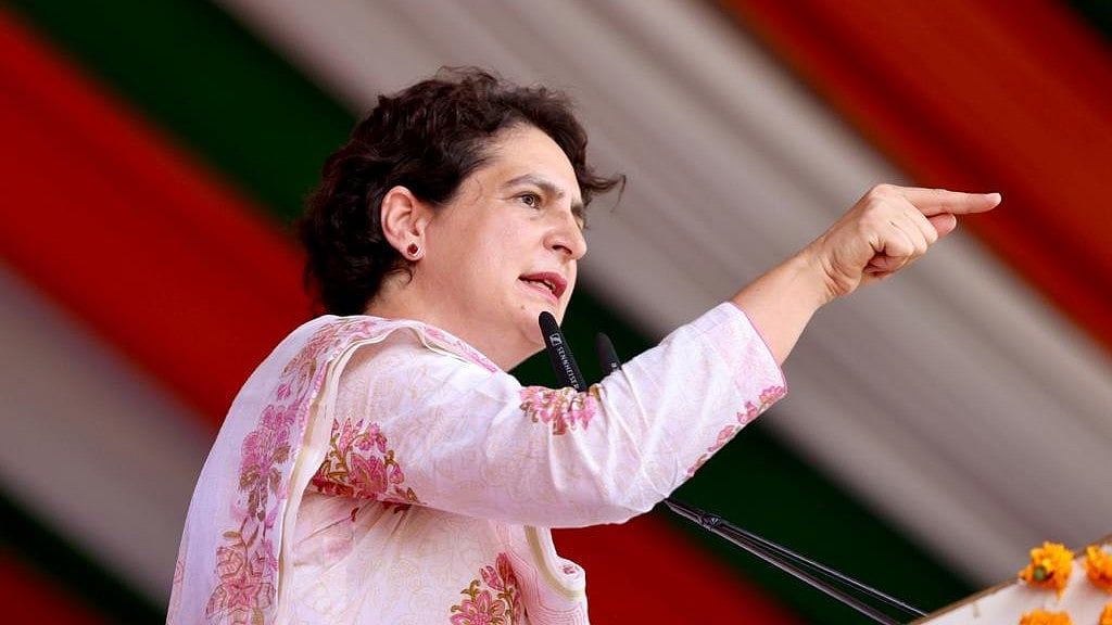 Priyanka Gandhi (photo courtesy @INCIndia/Twitter)