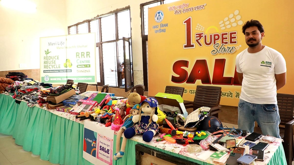 A Rupee Store (photo courtesy @MCChandigarh/Twitter)