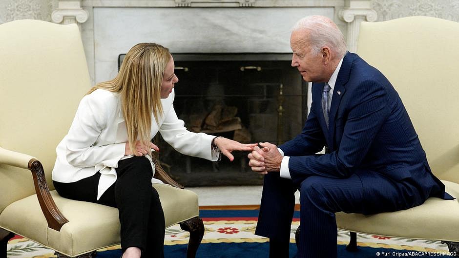 US: Biden thanks Italy's Meloni for Ukraine, China support