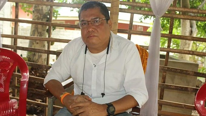 File photo of Meitei Leepun chief Pramot Singh (photo courtesy Siam Khawmang, @vaiphei_sk/Twitter) 