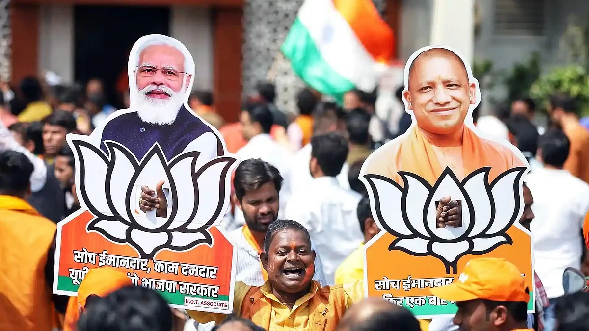 The BJP is the biggest beneficiary of electoral bonds with donations worth over Rs 6,000 crore in the last 4 years of the scheme (Photo: National Herald Archives)