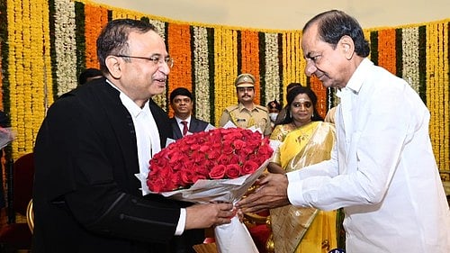 Justice Aradhe sworn in as Telangana HC Chief Justice
