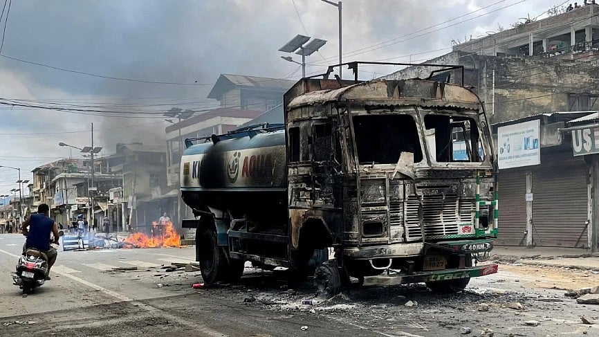 Violence-hit Manipur (photo: Getty Images)