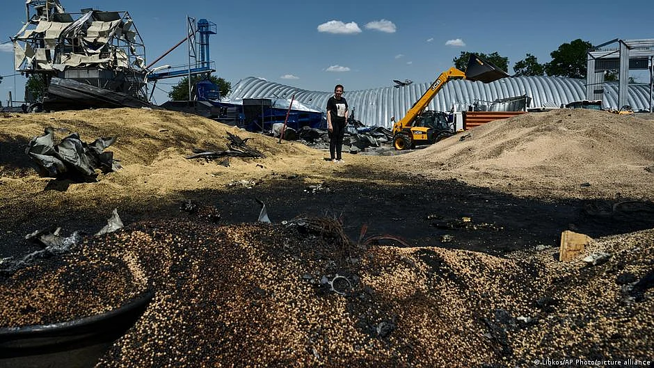 Representative image of Ukraine's Odesa grain depot (Photo: DW)