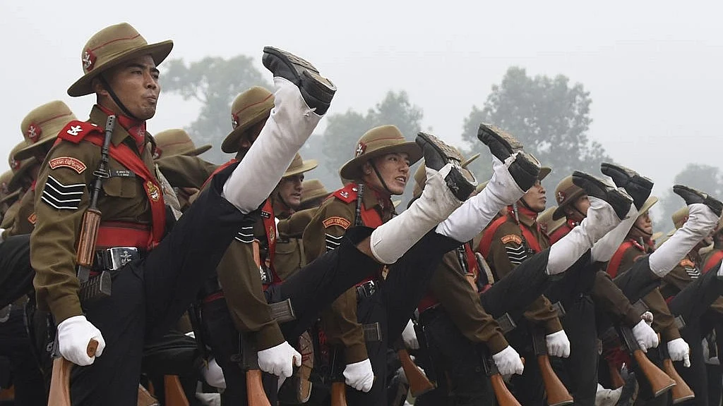 Assam rifle parade practice (photo: Getty Images)