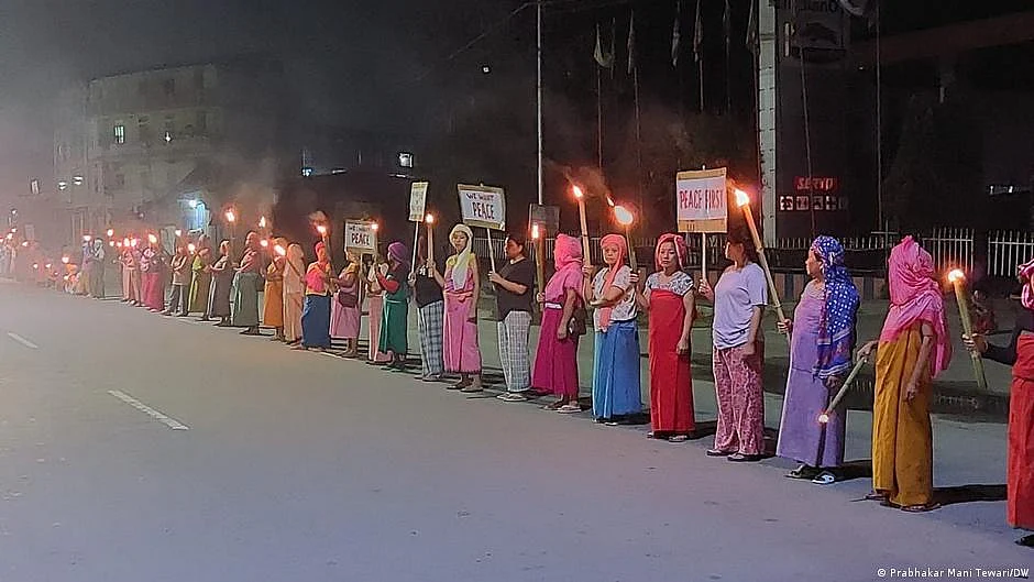 Manipur women demand an end to  violence (Photo: NH File Photo)