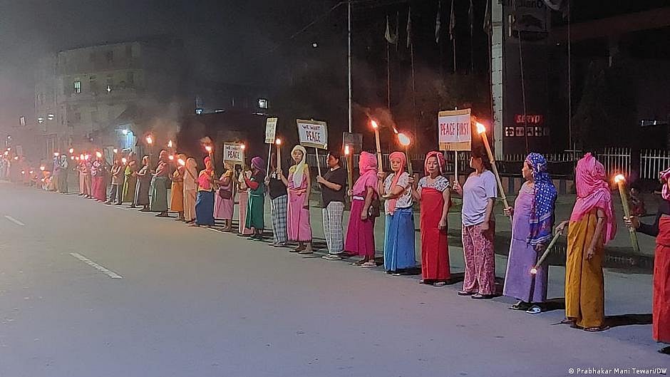 Manipur women demand an end to  violence (Photo: NH File Photo)