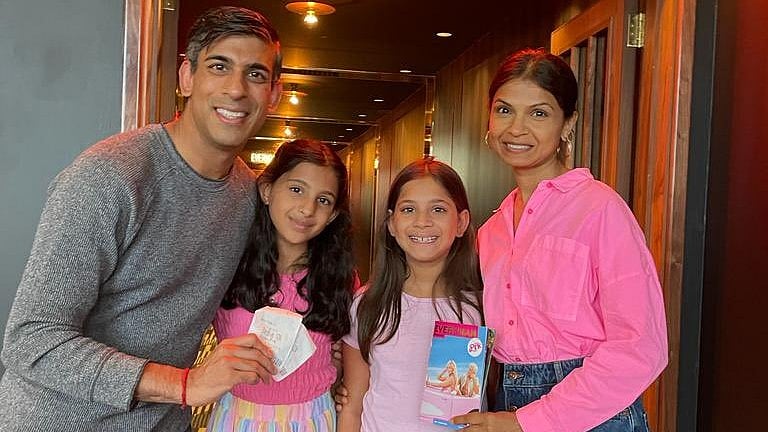 Rishi Sunak's family 'votes' for 'Barbie'; UK PM shares pic from theatre on Barbenheimer day