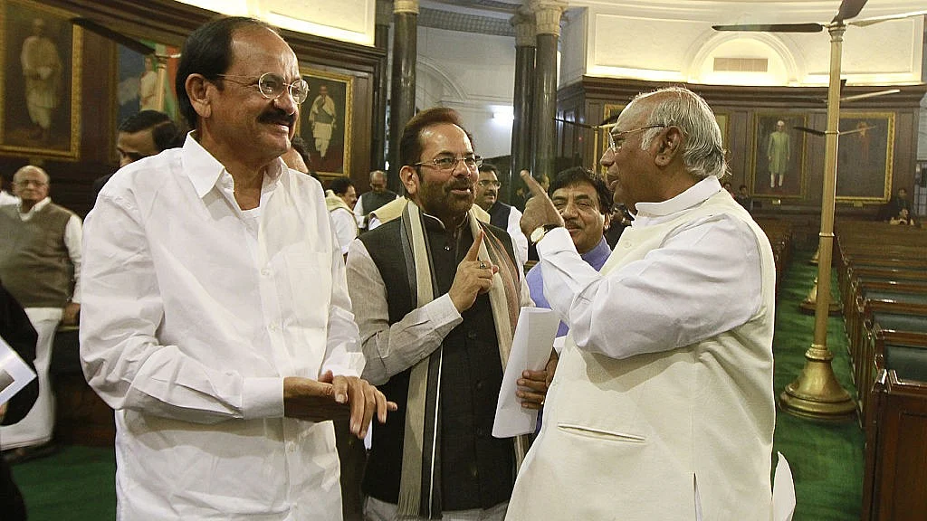 The Central Hall in the old parliament building was the space where MPs cuting across party lines and ideologies mingled and caught up for gupshup (Photo: Getty Images)