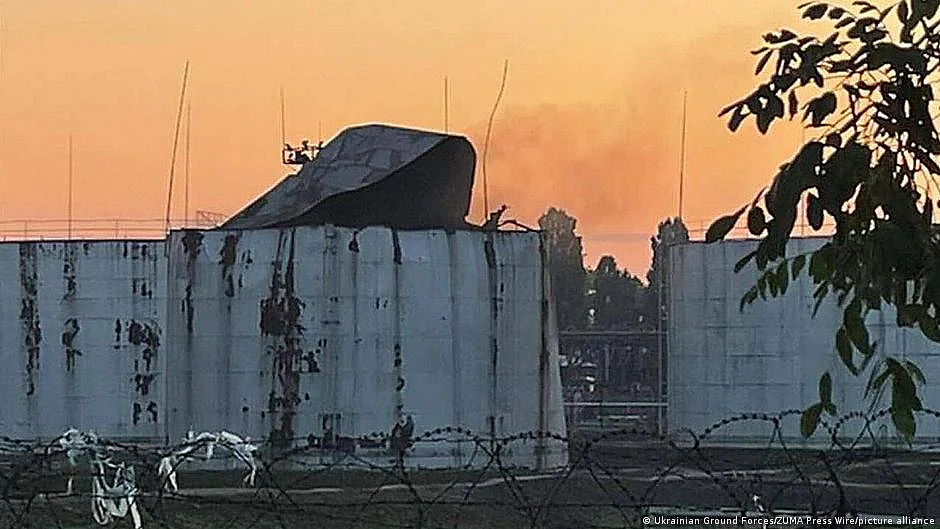Russia launched attacks against the Ukrainian Danube ports of Reni and Izmail (Photo: DW)