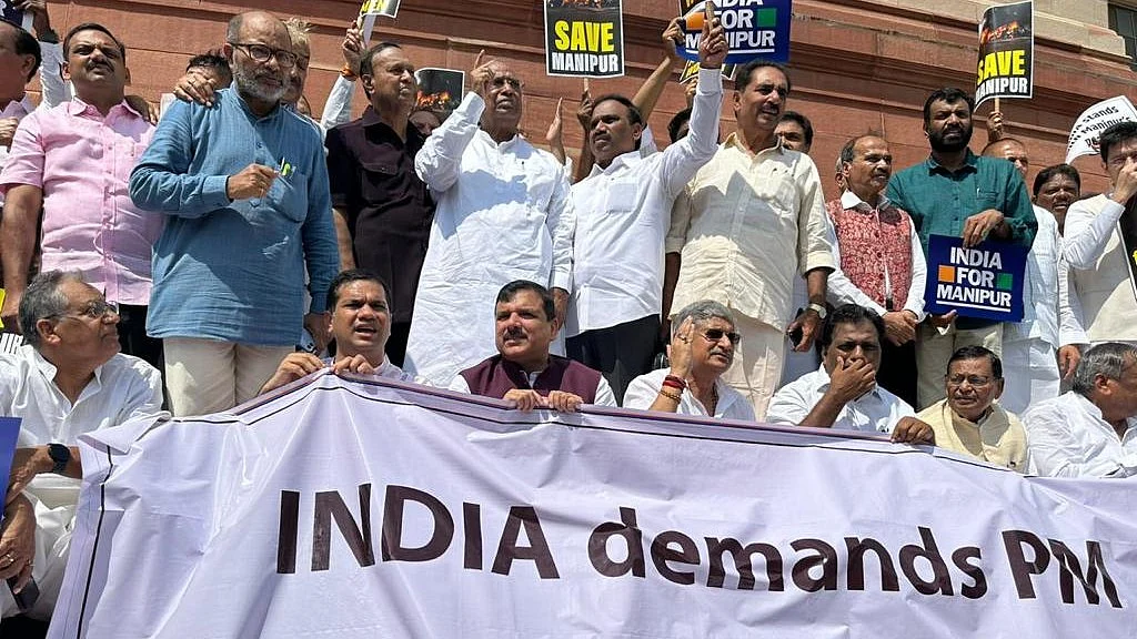 Opposition members at the Parliament (Photo: Congress) 