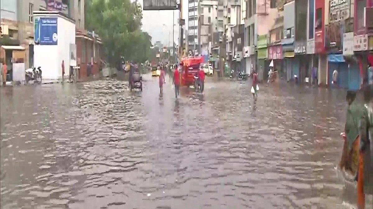 Representative image of heavy rains (Photo courtesy: ANI/Twitter)
