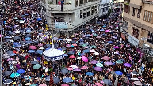 Manipur violence: Thousands turn out for ‘Solidarity March’ in Mizoram