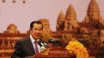 Cambodian prime minister Hun Sen (Photo: IANS)
