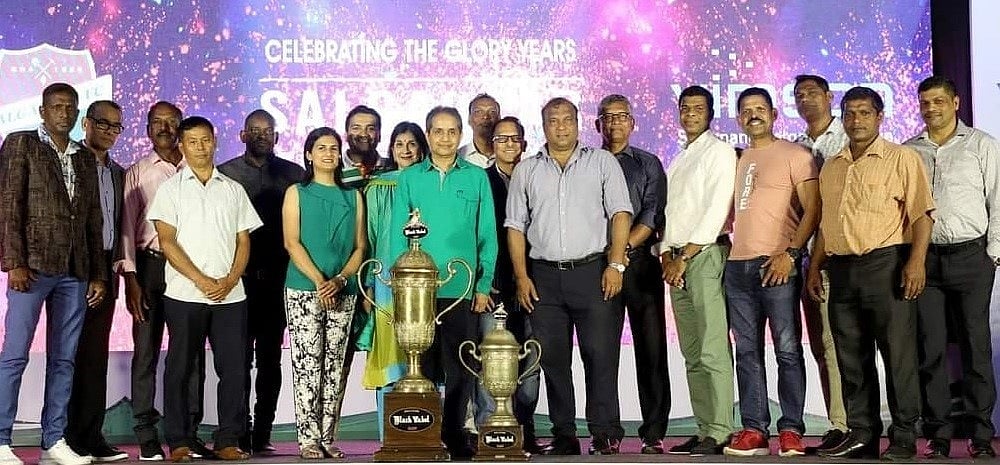 Class of 97: Members of Salgaocar FC, which won the Federation Cup in a memorable final against East Bengal in Kolkata, had a reunion on completion of 25 years of their triumph in Goa last year (Photo: Salgaocar FC)