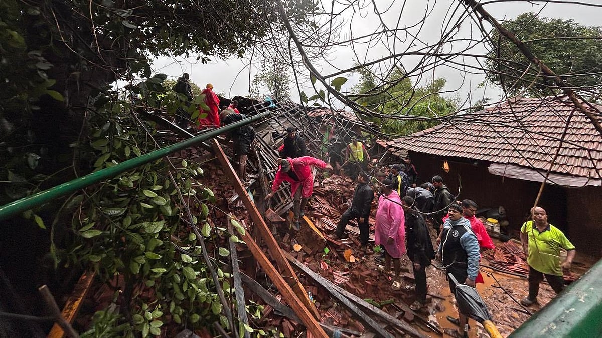 Rescue operations are underway at Irshalwadi village (Photo courtesy: NDRF media release)