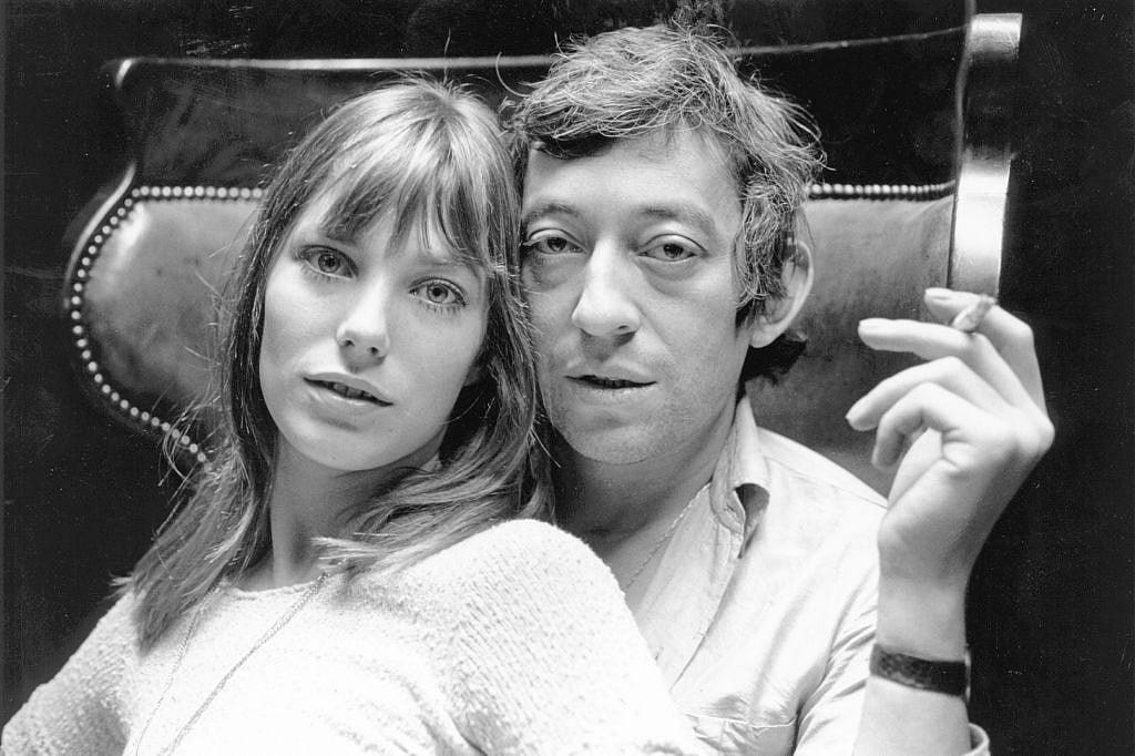 Jane Birkin and Serge Gainsbourg at home in Paris (photo: Reg Lancaster/Getty Images)