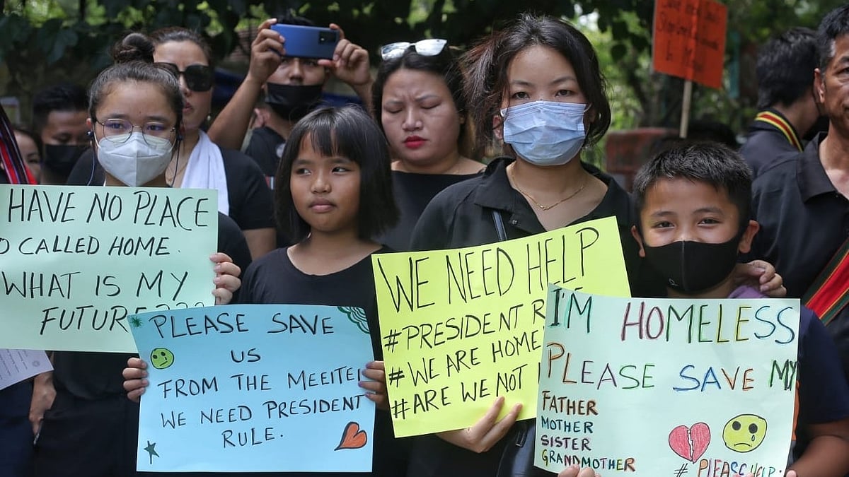 More than 75 people have been killed and several thousands have been forced to live in camps since May (Photo: Vipin/National Herald)