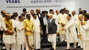 Modi coins new term for NDA; allies adopt resolution to contest 2024 Lok Sabha polls