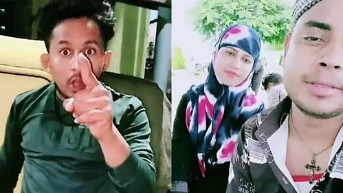 Representative image of the viral video where a muslim woman and muslim man were threatened to shout jai shri ram in Bengaluru (photo: IANS)