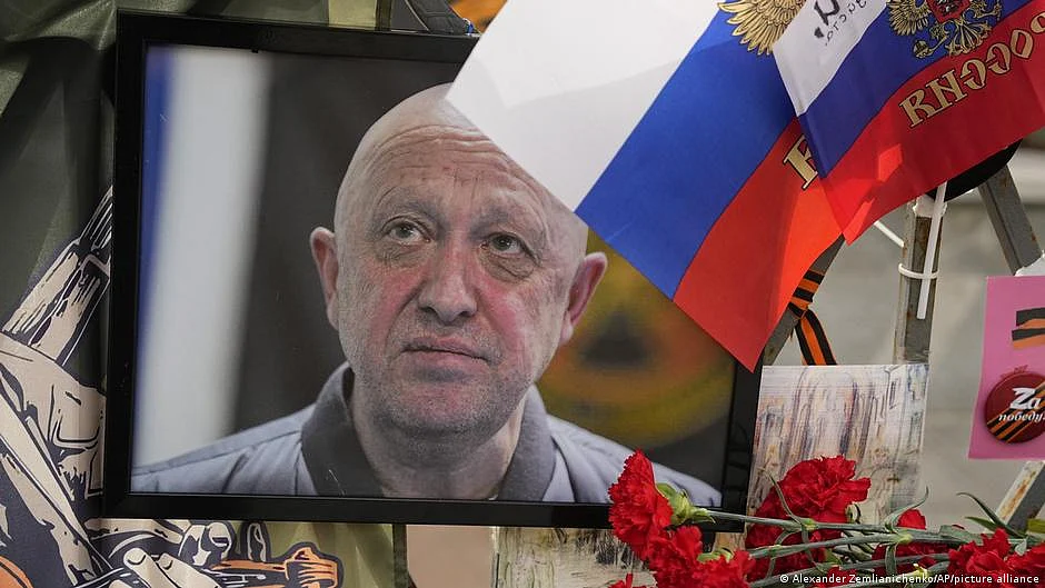 Photo of Yevgeny Prigozhin, chief of the mercenary Wagner group that has a heavy involvement in Russia's war on Ukraine (photo: DW)