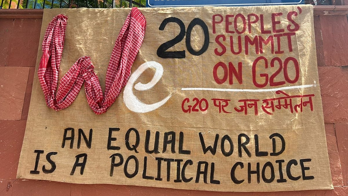 We20 placard (photo courtesy Working Group on International Finance Institutions)
