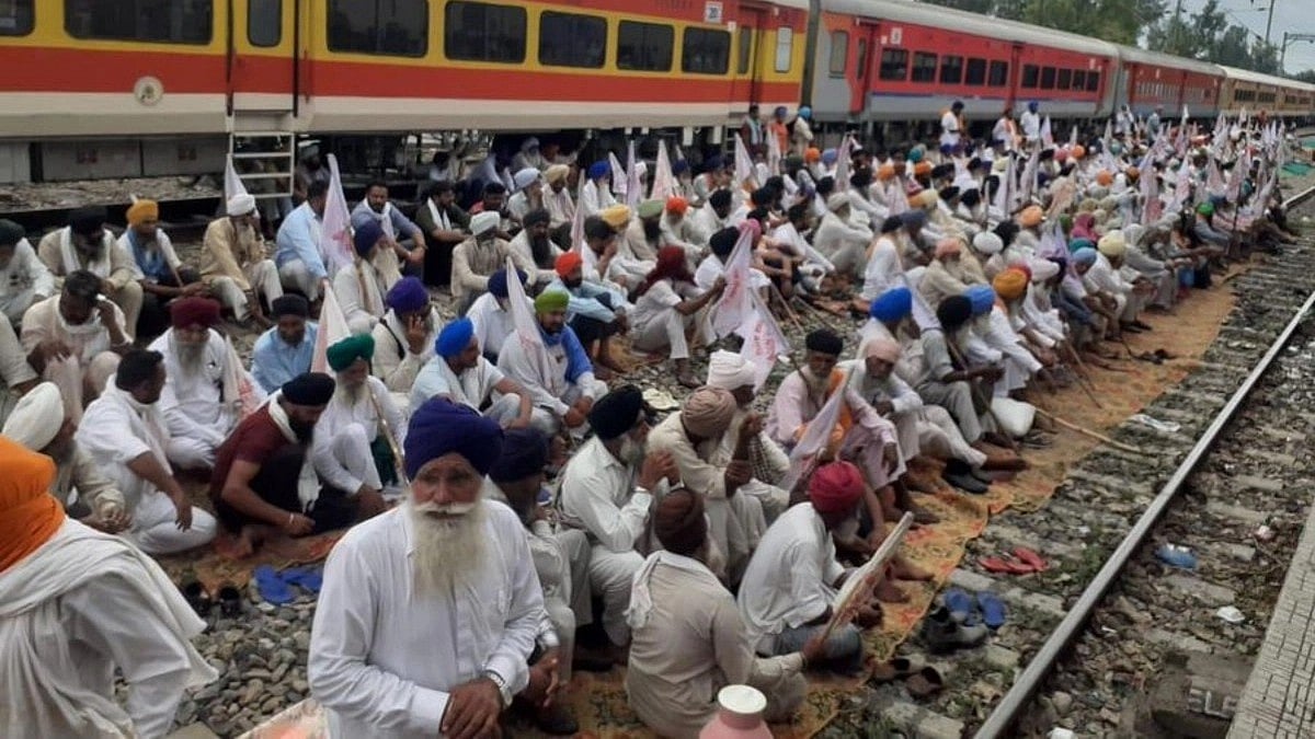 Representative image of farmers' protest in Punjab (photo: National Herald archives)