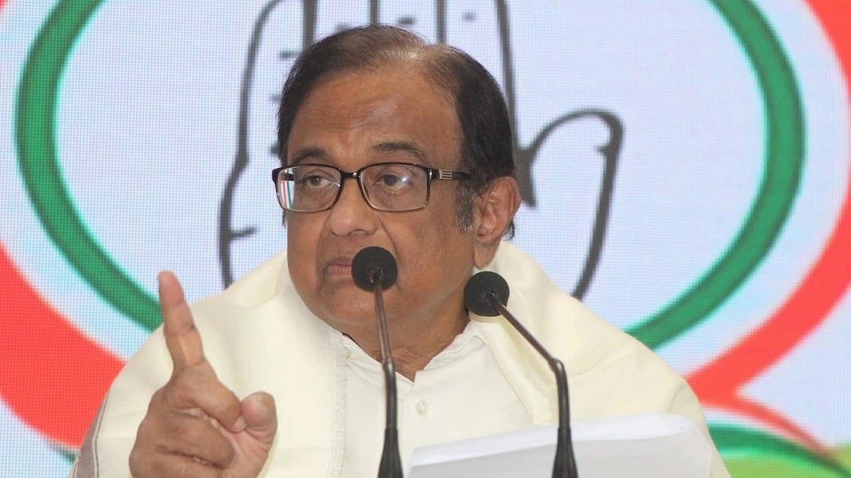 Senior Congress leader Chidambaram (NH Photo by Vipin)