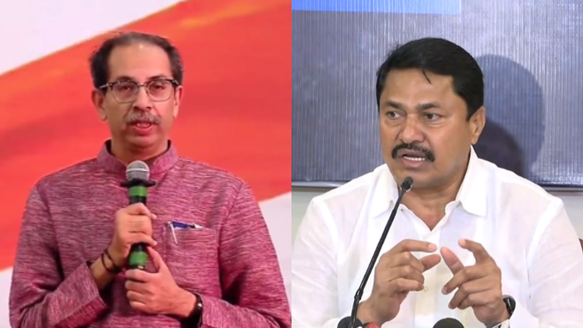 Uddhav Thackeray (left); Nana Patole (photo: IANS)
