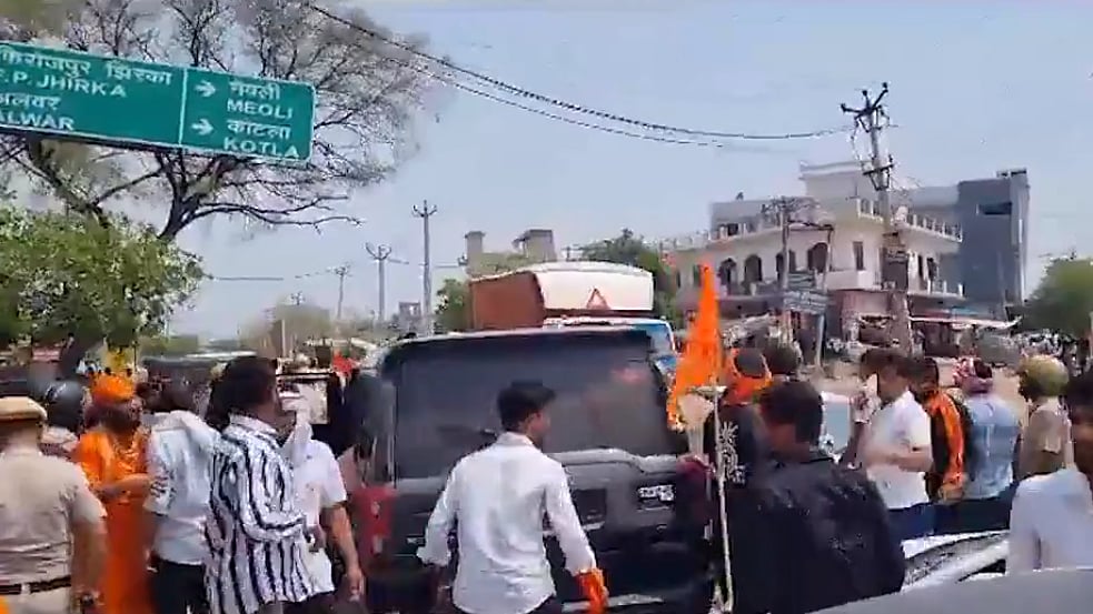 Violent communal clashes erupted in Nuh, Haryana, during a VHP rally on  July 31. (photo: IANS)