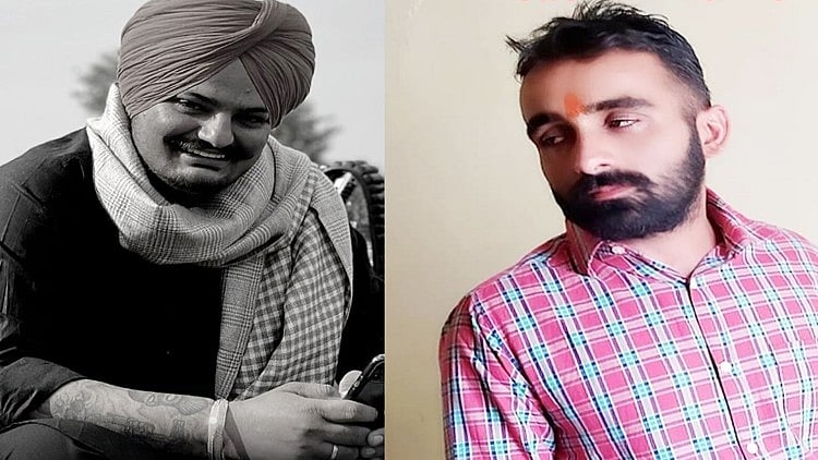 Sidhu Moosewala in the left side, Sachin Bishnoi in the right side (photo: News on AIR)