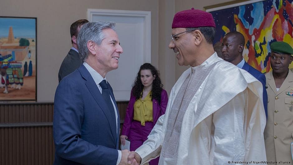 US Secretary of State Antony Blinken said the US was committed to restoring Niger's elected government (Photo: DW)