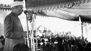The Prime Minister's speech from the Red Fort—in the early years of Independent India