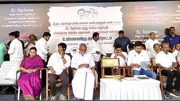 Tamil Nadu: CM's son leads statewide hunger strike against NEET