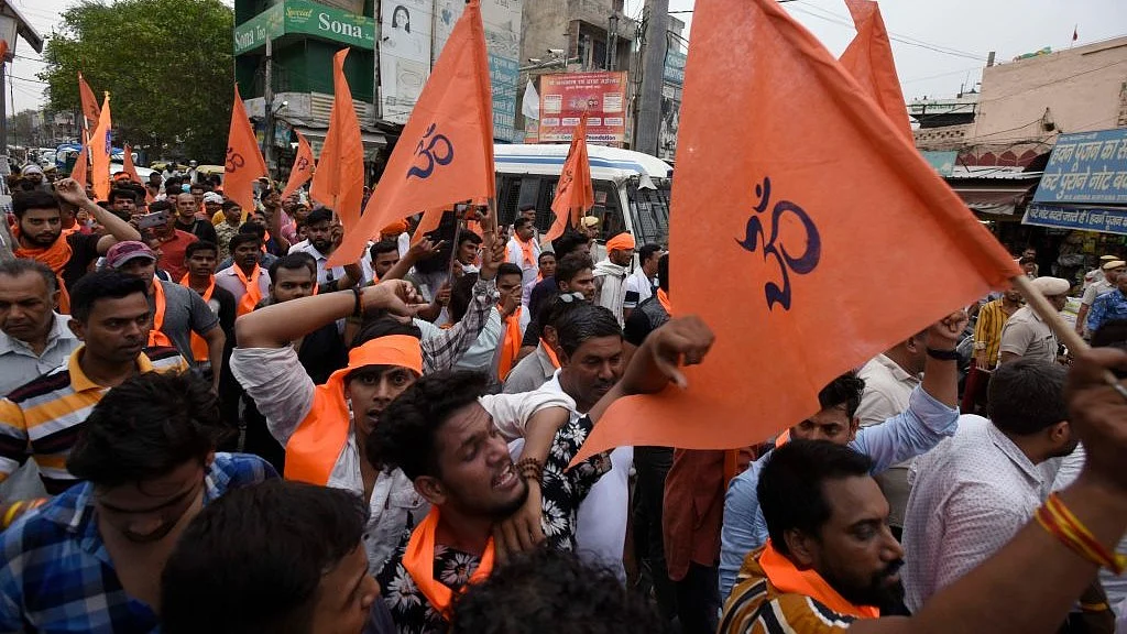 Representative of VHP protest (photo: Getty Images)