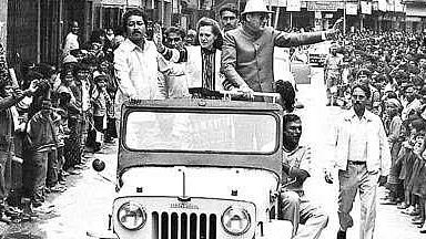 Rajiv Gandhi in Mizoram (photo: @Datalogy_/Twitter)