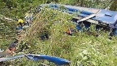 Rescue work at the accident site (photo courtesy: social media)