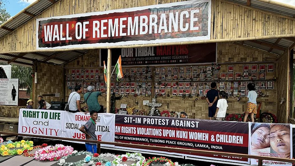 Wall of remembrance in manipur (Photo: DW)