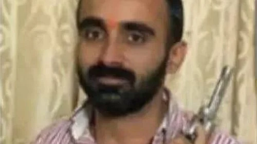 Sachin Bishnoi aka Sachin Thapan from the Bishnoi Gang (photo: IANS)