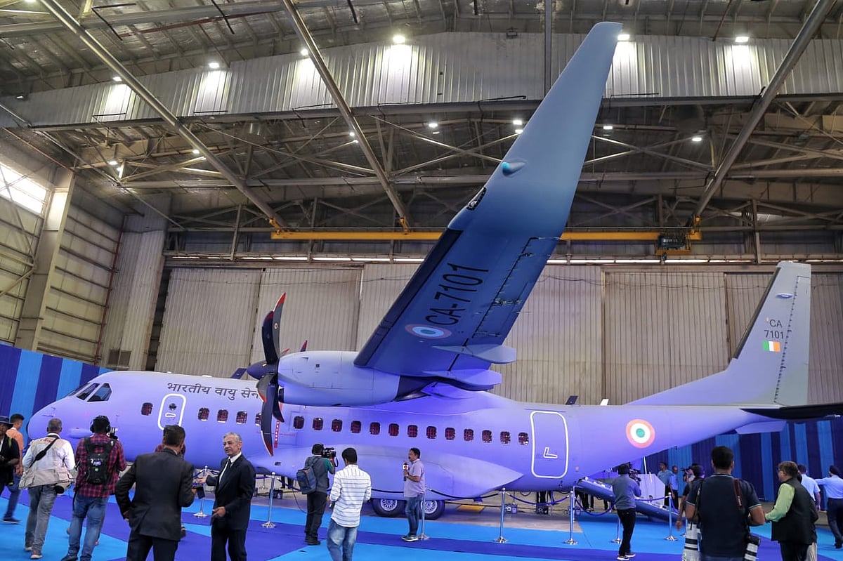 The initial 16 aircraft will be supplied directly by Airbus, and are expected to be delivered by 2025. Following this, Tata Advanced Systems (TASL) will produce and assemble the remaining 40 aircraft in India through a collaborative arrangement between the two firms (photo: Vipin/ National Herald)